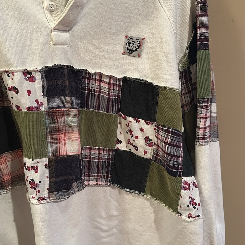 Bdg Patchwork Collared Sweatshirt - image 4